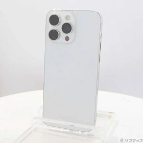 〔中古品〕 iPhone15 Pro Max 512GB ホワイトチタニウム MU6V3J／A SIMフリー【198】