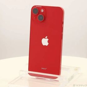 〔中古品〕 iPhone14 128GB プロダクトレッド MPV93J／A SIMフリー【377】