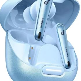 ANKER アンカー サウンドコア Liberty 4 NC ライトブルー A3947N61 Light Blue ウルトラノイズキャンセリング 3.0 長時間再生 イヤホン