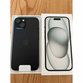 アイフォーン(iPhone)のiPhone15 ブラック128GB本体USB-Cケーブル付き【即発送】(スマートフォン本体)