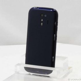 〔中古〕FUJITSU(富士通） らくらくスマートフォン 32GB ネイビー F-42A docomoロック解除SIMフリー〔344-ud〕