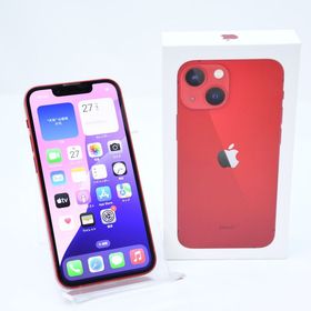 【液晶美品】docomo SIMフリー iPhone13 mini 128GB レッド