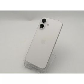 【中古】Apple 国内版 【SIMフリー】 iPhone 16 128GB ホワイト MYDR3J/A【ECセンター】保証期間1ヶ月【ランクA】