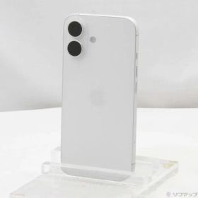 〔中古品〕 iPhone16 128GB ホワイト MYDR3J／A SIMフリー【196】