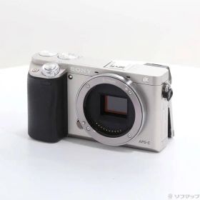 〔中古品〕 α6000 ボディ シルバー ILCE-6000【262】