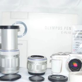 オリンパス★OLYMPUS PEN E-PL10 ホワイト/自撮り/Wi-Fi