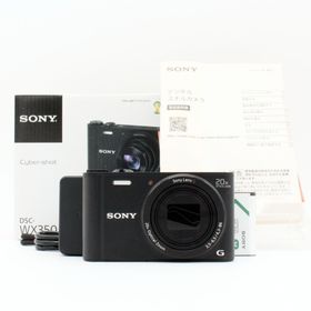 【新品級】SONY Cyber-shot DSC-WX350 ブラック#7819(コンパクトデジタルカメラ)