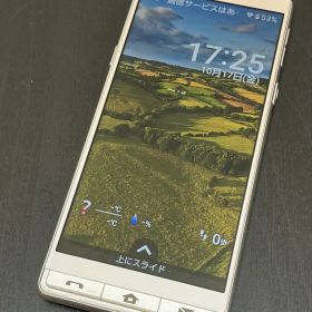 ◎稼働/初期化済◎シンプルスマホ5 A001SH シャンパンゴールド ◯判定