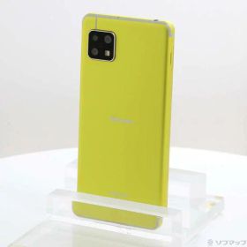 【中古】SHARP(シャープ) AQUOS sense4 64GB イエロー SH-41A docomoロック解除SIMフリー 【349-ud】