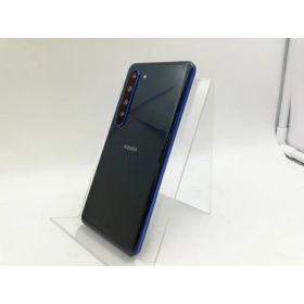 【中古】SHARP 楽天モバイル 【SIMフリー】 AQUOS R5G アースブルー 12GB 256GB SH-RM14【大宮東口】保証期間保証なし【ランクC】