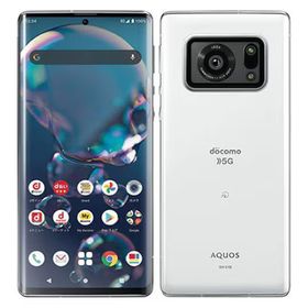 【中古】 AQUOS R6 SH-51B[128GB] docomo ホワイト【… docomo 状態B 128GB