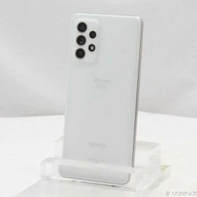 【中古】SAMSUNG(サムスン) Galaxy A52 5G 128GB オーサムホワイト SC-53B docomoロック解除SIMフリー 【344-ud】