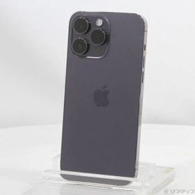 〔中古品〕 iPhone14 Pro Max 256GB ディープパープル MQ9E3J／A SIMフリー【344】