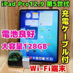 Wi-Fi 本体 iPad Pro 12.9 第5世代 128 GB 369 シルバー 電池良好