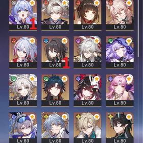 ☆5x44 キャストリス マダム・ヘルタ+餅 トリビー 黄泉+餅 ロビン1凸+餅 ホタル+餅 飛霄 | 崩壊スターレイル(崩スタ)のアカウントデータ、RMTの販売・買取一覧