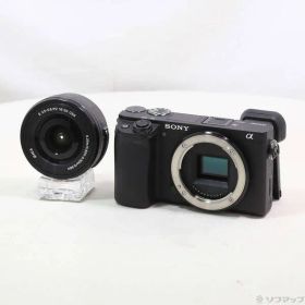 〔中古品〕 α6400 ILCE-6400L パワーズームレンズキット ブラック【348】