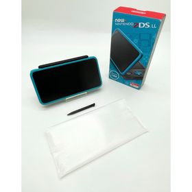 ニンテンドー2DS(ニンテンドー2DS)の任天堂 Newニンテンドー2DS LL ブラック×ターコイズ【極美品】(家庭用ゲーム機本体)