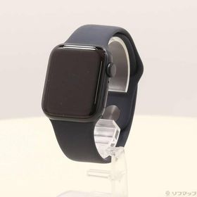 〔中古〕Apple(アップル) Apple Watch SE 第2世代 GPS 40mm ミッドナイトアルミニウムケース ミッドナイトスポーツバンド〔377-ud〕