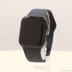 〔中古〕Apple(アップル) 〔展示品〕 Apple Watch SE 第2世代 GPS 40mm ミッドナイトアルミニウムケース ミッドナイトスポーツバンド〔377-ud〕