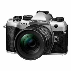 【新品】【1万円分キャッシュバック】OM SYSTEM OM-5 Mark II 12-45mm F4.0 PRO レンズキット シルバー【選べる5年間延長保証対象(別料金)】