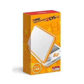 中古ニンテンドー3DSハード Newニンテンドー2DS LL本体 ホワイト×オレンジ