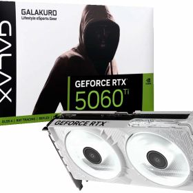 玄人志向 NVIDIA Geforce RTX5060Ti 搭載 グラフィックボード GDDR7 8GB【国内正規品】 GK-RTX5060Ti-E8GB/WHITE/DF