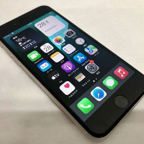 【金モバ】★美品★simフリー★iPhoneSE3 64GB★スターライト★バッテリー82％★