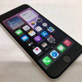 【金モバ】★美品★simフリー★iPhoneSE3 64GB★スターライト★バッテリー80％★