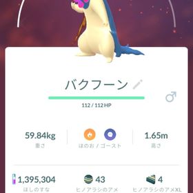 トレード 国産 色違い ヒスイ バクフーン ヒスイのすがた | ポケモンGOのアカウントデータ、RMTの販売・買取一覧