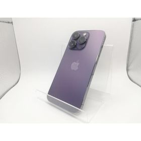 【中古】Apple 国内版 【SIMフリー】 iPhone 14 Pro 1TB ディープパープル MQ313J/A【川崎駅前】保証期間１ヶ月【ランクB】