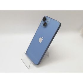 【中古】Apple docomo 【SIMフリー】 iPhone 14 128GB ブルー MPVJ3J/A【福岡天神】保証期間１ヶ月【ランクC】