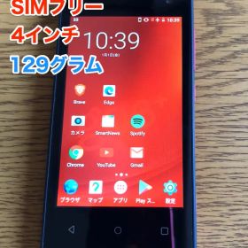 goo g06+ SIMフリー デュアル SIM 4 インチ レッド スマホ