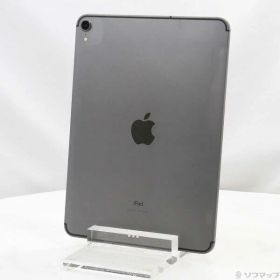 【中古】Apple(アップル) iPad Pro 11インチ 64GB スペースグレイ MU0M2J／A SoftBank 【262-ud】