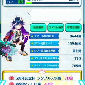 白猫テニス【引退垢】【最高11位】【タイトル戦エンブレム複数所持】 | 白猫テニスのアカウントデータ、RMTの販売・買取一覧