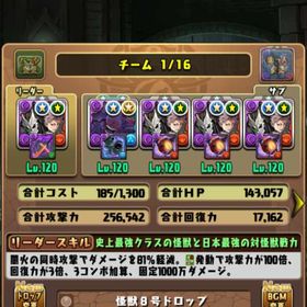 魔法石4900以上 鳴海弦怪獣8号テンプレ | パズドラ(パズル＆ドラゴンズ)のアカウントデータ、RMTの販売・買取一覧