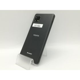 【中古】SHARP 楽天モバイル 【SIMフリー】 AQUOS sense4 lite ブラック 4GB 64GB SH-RM15【福岡天神】保証期間１ヶ月【ランクB】