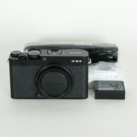 [良品｜シャッター数6,435回] FUJIFILM X-E4 [ボディ ブラック] / 富士フイルムXマウント