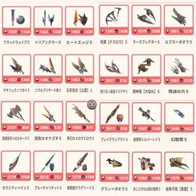 HR350 双剣オオナズチ・迅雷・ルプス=ダオラ・レックスチェーンなど 引退垢 | モンハンNow(ナウ)のアカウントデータ、RMTの販売・買取一覧