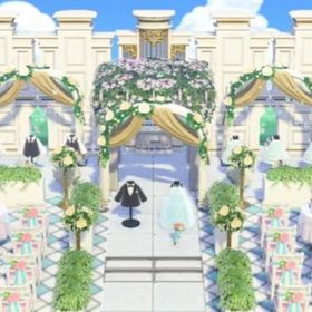 ✨限定デザイン✨ 手作りで仕上げる夢のウェディングガーデン💍 | あつまれ どうぶつの森(あつ森)のアカウントデータ、RMTの販売・買取一覧