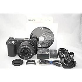 【中古】「非常に良い」ソニー SONY ミラーレス一眼 α NEX-6 パワーズームレンズキット E PZ 16-50mm F3.5-5.6 OSS付属 NEX-6L/B(ミラーレス一眼)