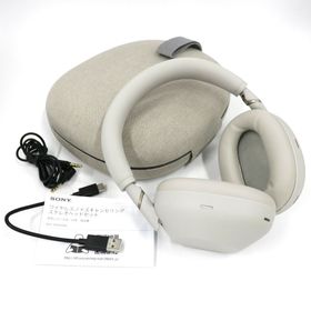 ソニー(SONY)の[中古] ソニー WH-1000XM6 ワイヤレスノイズキャンセリングヘッドホン wh-1000xm6-pプラチナシルバー[非常に良い(A)](ヘッドフォン/イヤフォン)