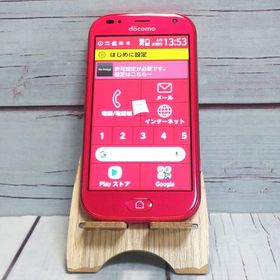 docomo F-01L 富士通 ピンク らくらくスマートフォン me 618