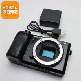 美品 α6000 ILCE-6000 ボディ ブラック 即日発送 ミラーレス一眼 SONY 本体 あすつく 土日祝発送OK