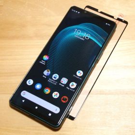 傷少XPERIA 5 III SOG05(GR)液晶保護ガラス付 SIMフリー