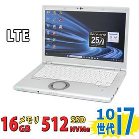 14型フルHD 良品 Panasonic Let’s note CF-LV9/T11VS Windows11 第10世代 i7-10810U 16GB NVMe 512GB-SSD カメラ LTE 無線Wi-Fi6 Office付