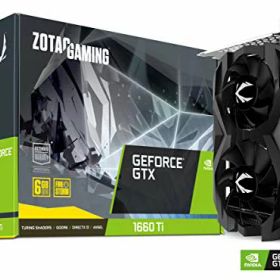 【中古】【未使用・未開封品】ZOTAC GeForce GTX 1660 Ti ゲーミング デュアルファン グラフィックスカード - 6GB