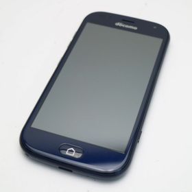 フジツウ(富士通)の新品同様 F-42A らくらくスマートフォン ネイビー M000(スマートフォン本体)