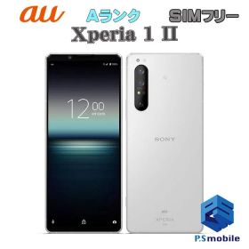 【中古】SOG01 Xperia 1 II【超美品 利用制限○】 SIMフリー ホワイト au エーユー エクスペリア ソニー・エリクソン 128703-スマートホン スマートフォン スマホ 携帯電話 白ロム 本体 格安
