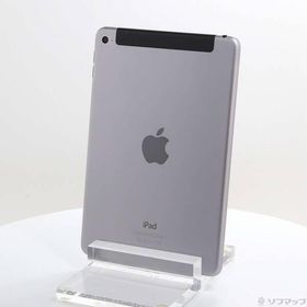 〔中古〕Apple(アップル) iPad mini 4 16GB スペースグレイ MK6Y2J／A SIMフリー〔295-ud〕