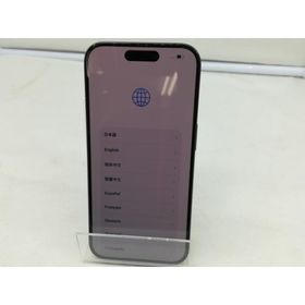【中古】Apple docomo 【SIMフリー】 iPhone 15 Pro 1TB ブラックチタニウム MTUQ3J/A【川崎】保証期間１ヶ月【ランクB】